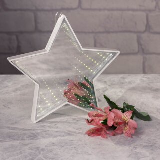 LED Stern Infinity mit Lichttunneleffekt